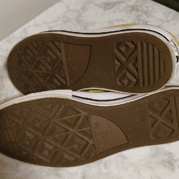 Converse All Star Mustard Yellow Canvas Sneakers - Picture 4 of 9